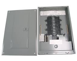 GE Single Phase Panel 100A 12/24 w/ Main Breaker.