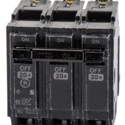 GE Breaker - 3P 20A Bolt On THQB32020