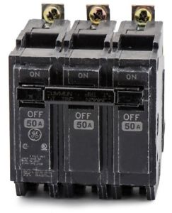 GE Breaker - 3P 50A Bolt On THQB32050