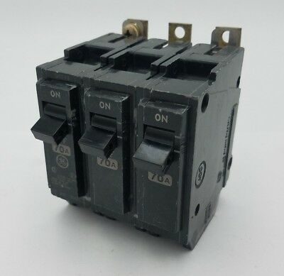 GE Breaker - 3P 70A Bolt On THQB32070