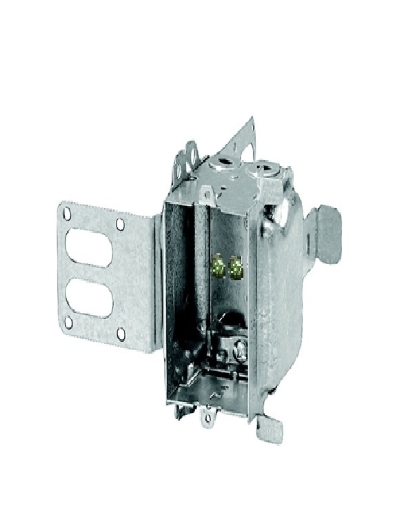 Metal Box-1-Gang-Device-Box-wraparound-bracket-steel-box