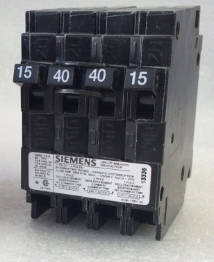 SIEMENS Breaker Q21540CTNC Quad